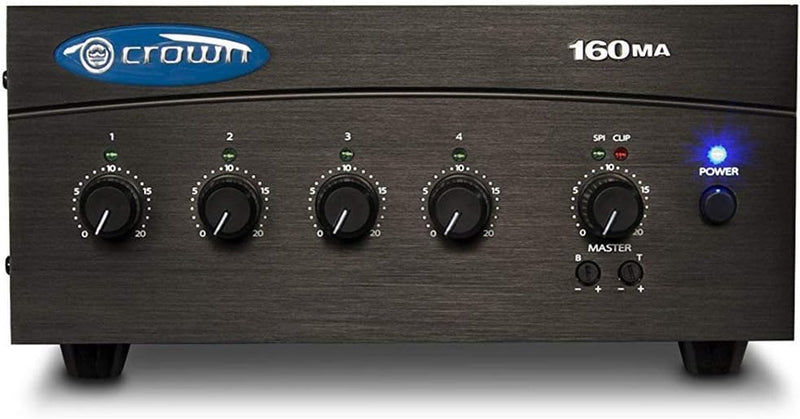 Crown 160MA Four-input, 60-Watt Mixer/Amplifier