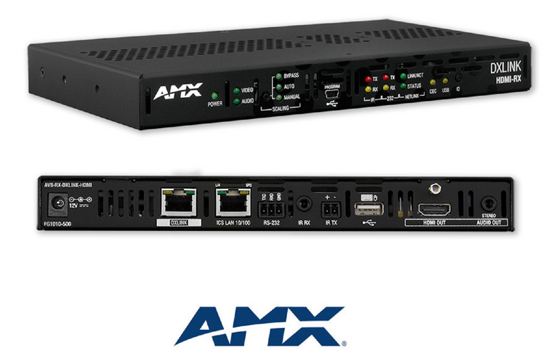 AMX FG1010-500 Dxlink Hdmi Receiver with Smart44