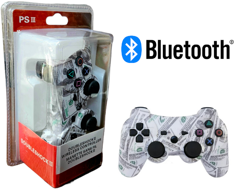 PS3 Wireless Controller for Sony Playstation 3, Double Shock 3, Bluetooth (Generic) ""Various Colors""