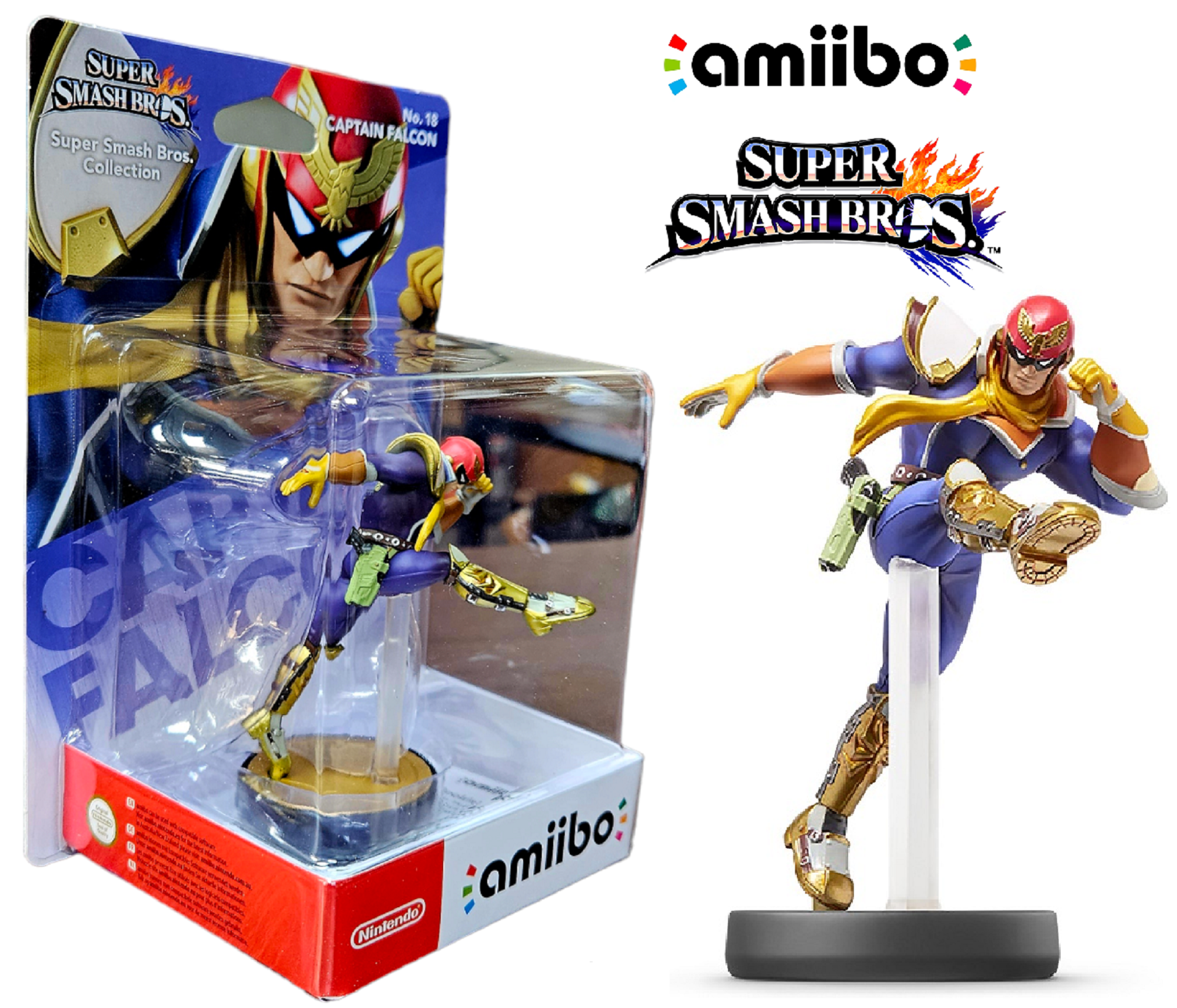 Captain Falcon amiibo (Super Smash Bros Series) – MaxYourPlay.com