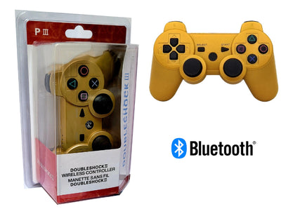 PS3 Wireless Controller for Sony Playstation 3, Double Shock 3, Bluetooth (Generic) ""Various Colors""