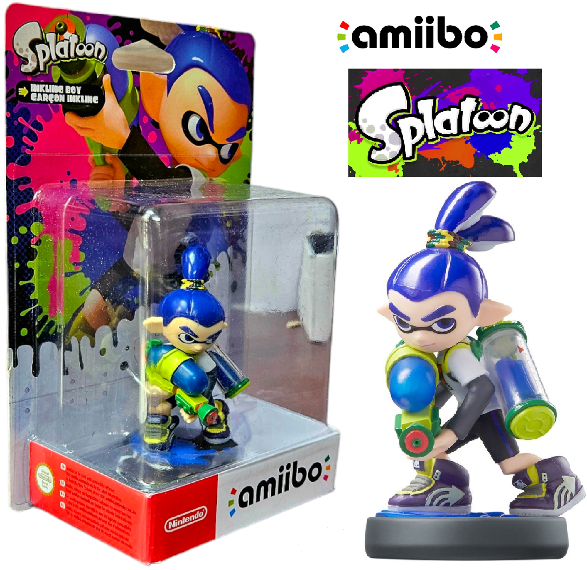 Inkling Boy Amiibo (Splatoon Series) – MaxYourPlay.com