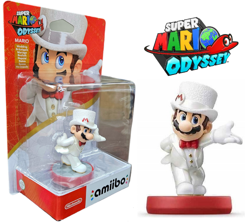 Nintendo Super Mario Odyssey Wedding Outfit Amiibo Figure Sealed Box