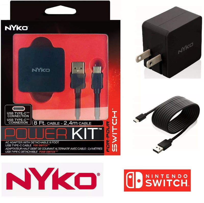 Home and Travel Charger for Nintendo Switch