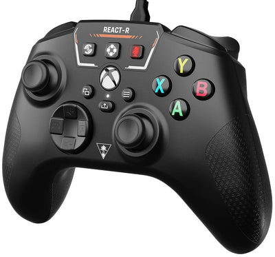 Turtle Beach REACT-R Wired Game Controller – Officially Licensed for Xbox Series X & S, Xbox One, and Windows 10|11 PC’s – Black