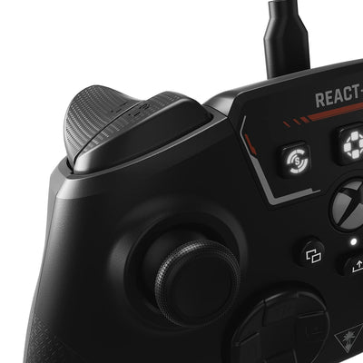 Turtle Beach REACT-R Wired Game Controller – Officially Licensed for Xbox Series X & S, Xbox One, and Windows 10|11 PC’s – Black