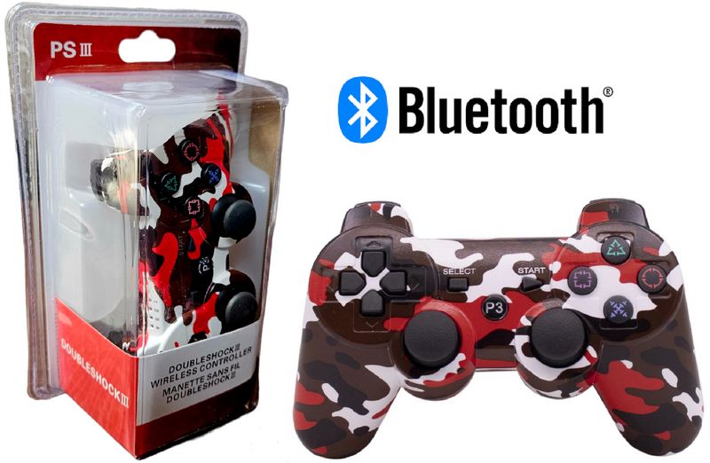 PS3 Wireless Controller for Sony Playstation 3, Double Shock 3, Bluetooth (Generic) ""Various Colors""