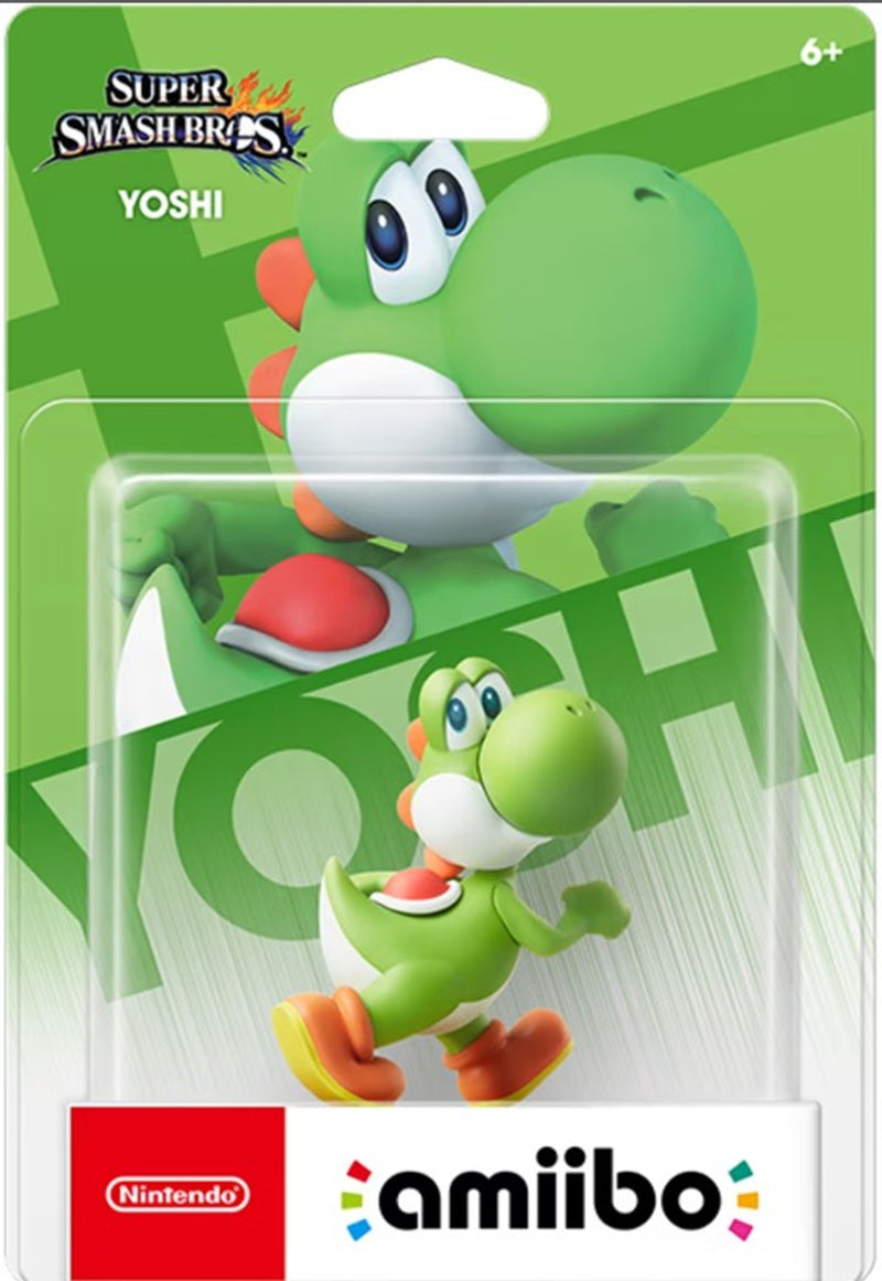 Yoshi Amiibo – Super Smash Bros Series (Nintendo Figure, Sealed)