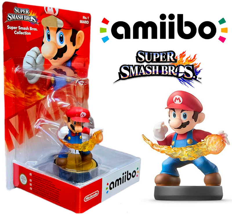 Mario amiibo (Super Smash Bros. series) Nintendo Switch 3DS Wii U fireball