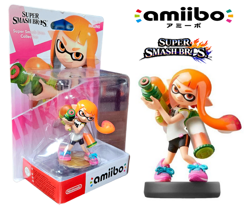 Inkling Girl Amiibo - Super Smash Bros. Series [Nintendo Switch 3DS Wii] NEW