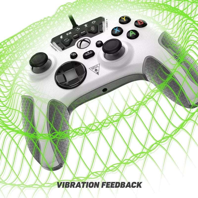 Turtle Beach Recon Controller Wired Game Controller Officially Licensed for Xbox Series X, Xbox Series S, Xbox One & Windows - Audio Enhancements, Remappable Buttons, Superhuman Hearing – White