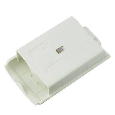 GTMax 2x Black Battery Cover Case + White Battery Cover Case Compatible with Xbox 360 Controller
