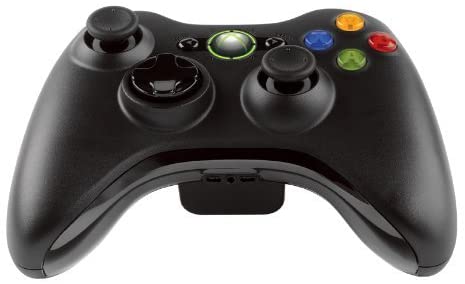 Microsoft Xbox 360 Wireless Controller, Black (Certified Refurbished)