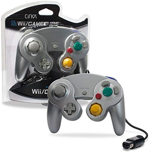 CirKa Wired Controller for GameCube/ Wii (Silver)