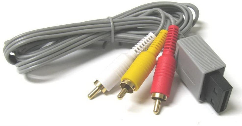 Audio Video Av Composite RCA Cable for Nintendo Wii
