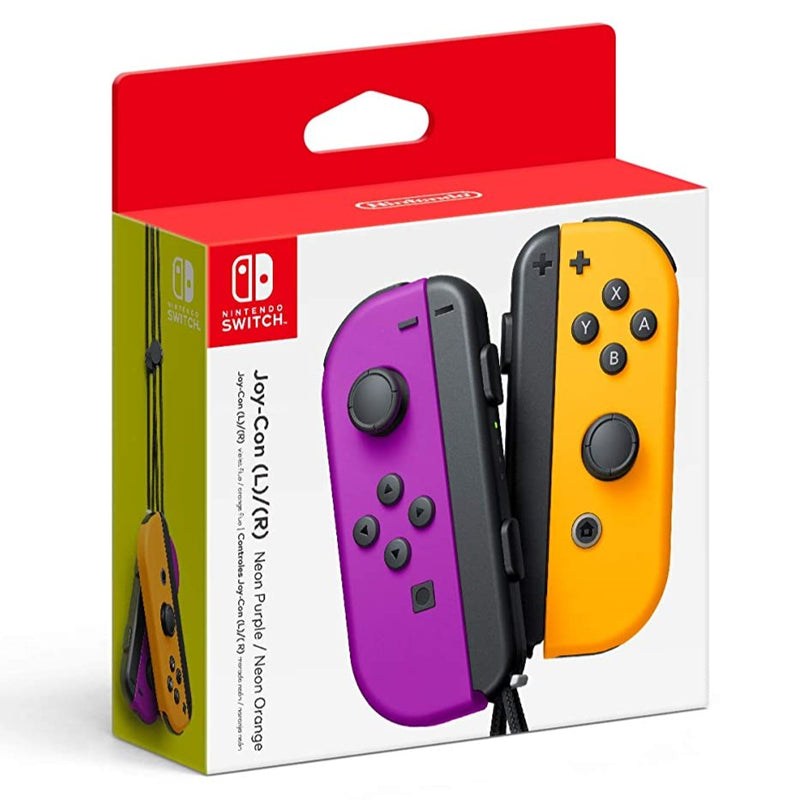 Nintendo Neon Purple/ Neon Orange Joy-Con (L-R) - Switch
