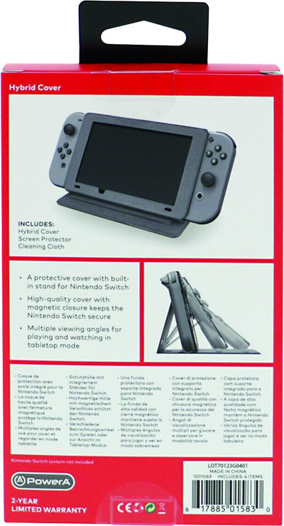 PowerA Hybrid Cover - Zelda Hylian Crest Leatherette - Nintendo Switch