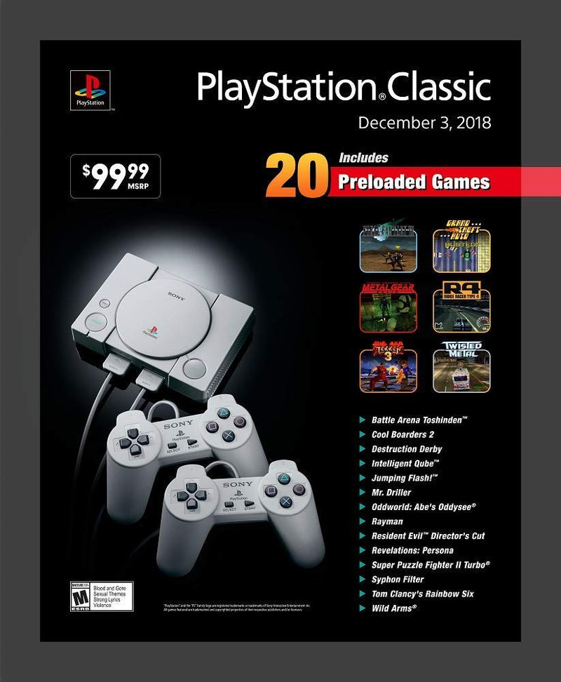 PlayStation Classic (Renewed)