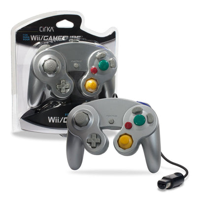 CirKa Wired Controller for GameCube/ Wii (Silver)