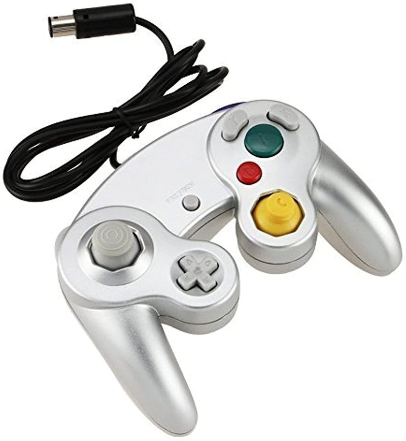 New Generic Silver Classic Wired Gamepad Joypad Controller For Nintendo Wii Gamecube Remote