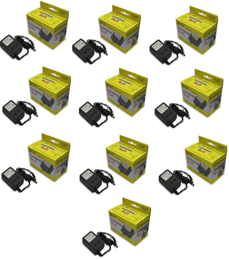 10 Lot NES SNES Niinteenndo Genesis 1 AC Power Adapter New in Box 10PCS