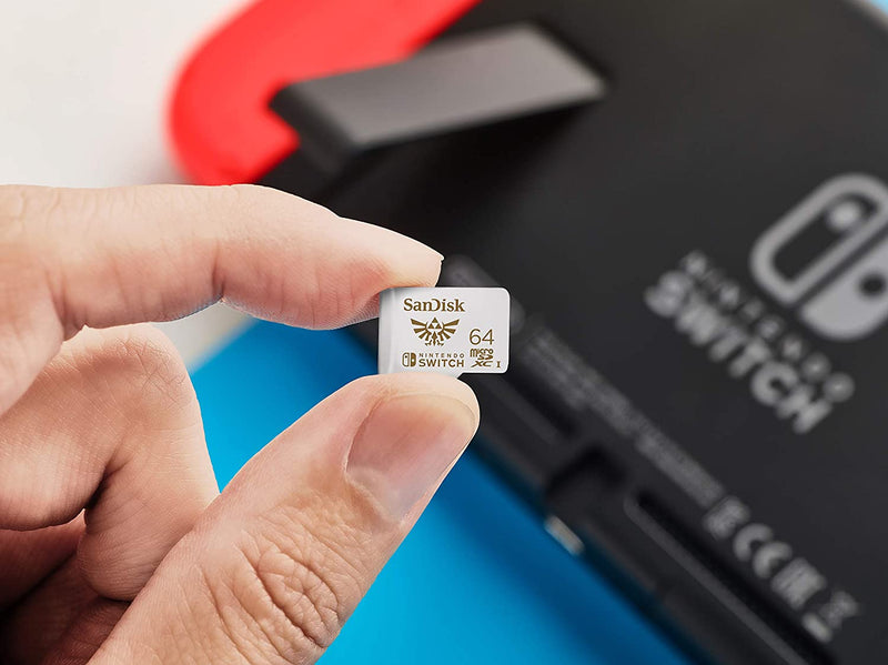 SanDisk 64GB microSDXC-Card-Licensed for Nintendo-Switch- SDSQXAT-064G-GNCZN