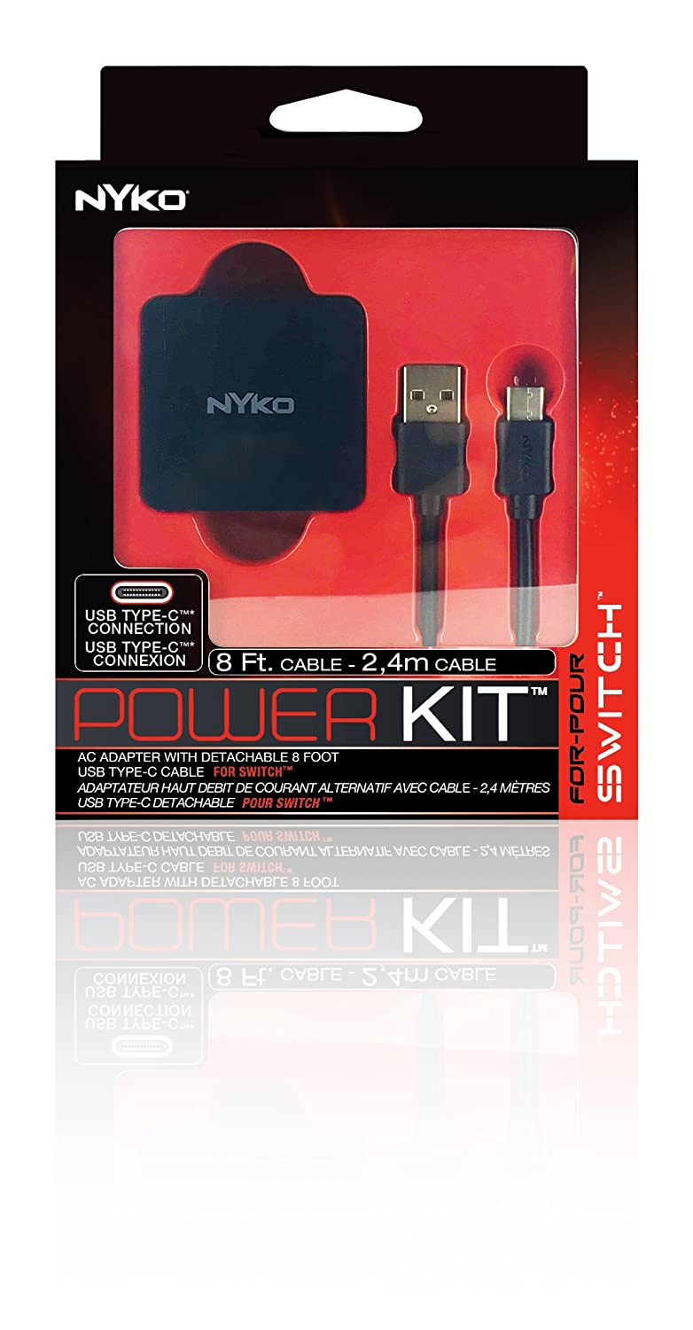 Nyko Power Kit - USB Type-C/AC Travel Charger for Nintendo Switch