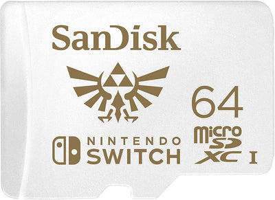 SanDisk 64GB microSDXC-Card-Licensed for Nintendo-Switch- SDSQXAT-064G-GNCZN