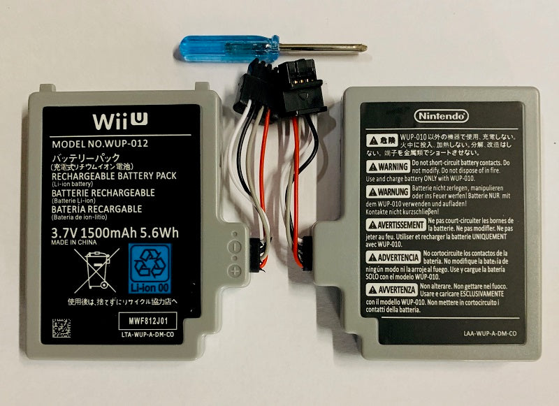 3.7V 1500mAh Battery Pack for Nintendo Wii U Gamepad WUP-012, WUP-010